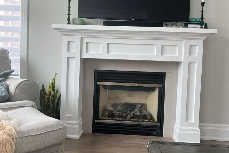 Fake Fireplace Mantels