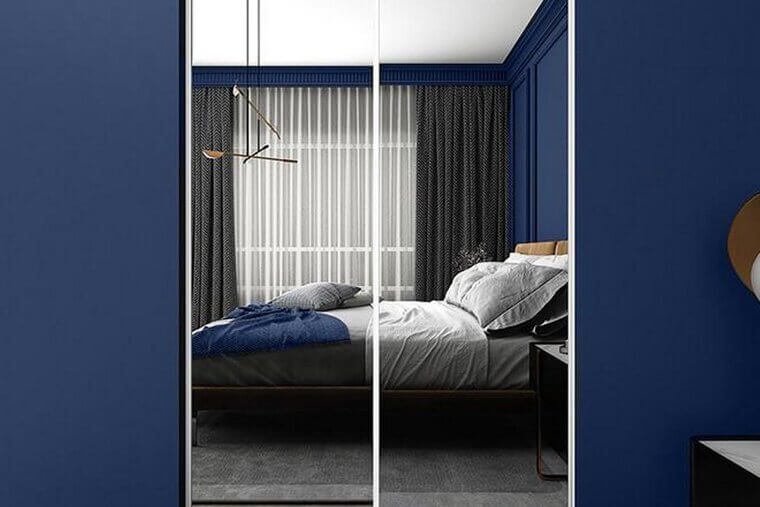 Mirrored Closet Doors