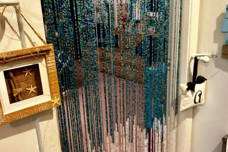 Bead Curtains as Room Dividers
