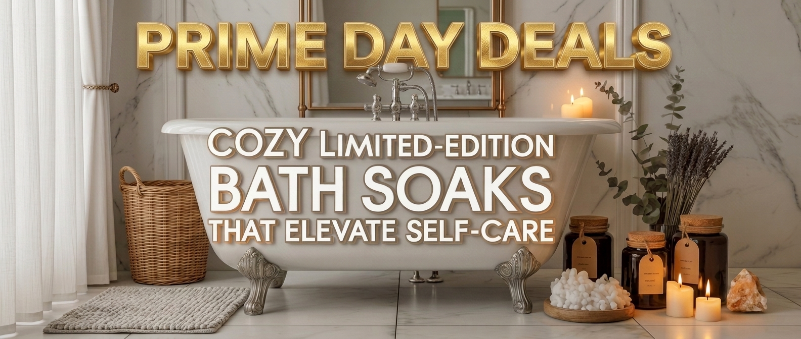 Prime Day Deals - Bath Soaks Selling Out Fast - Don't Miss Out 🛁