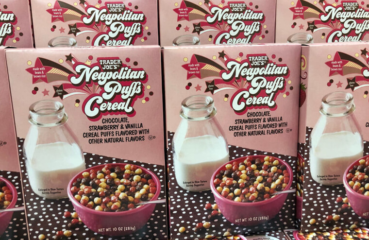 Trader Joe's Different Cereals, $1.99