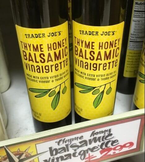 The Thyme Honey Balsamic Vinaigrette, $2.99