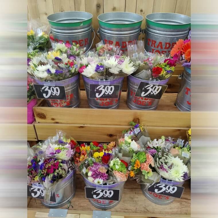 Trader Joe's Flowers, $3.99