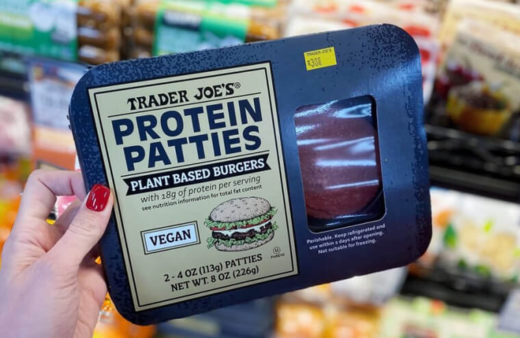 Plant-Based Protein Patties, $4.49