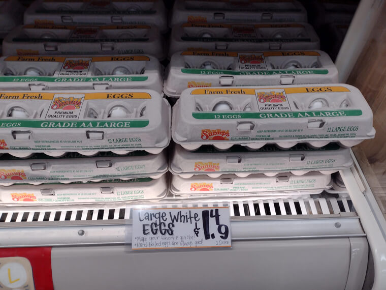Trader Joe's Eggs, $1.49