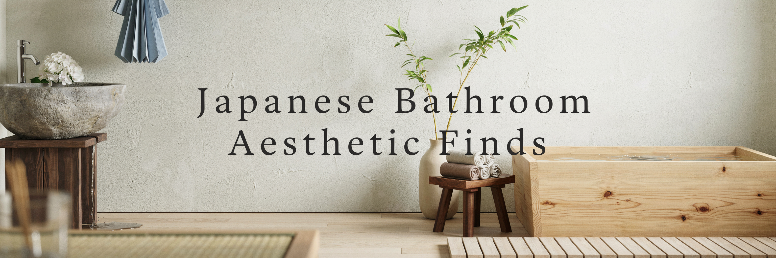 Japanese Bathroom Aesthetic Finds