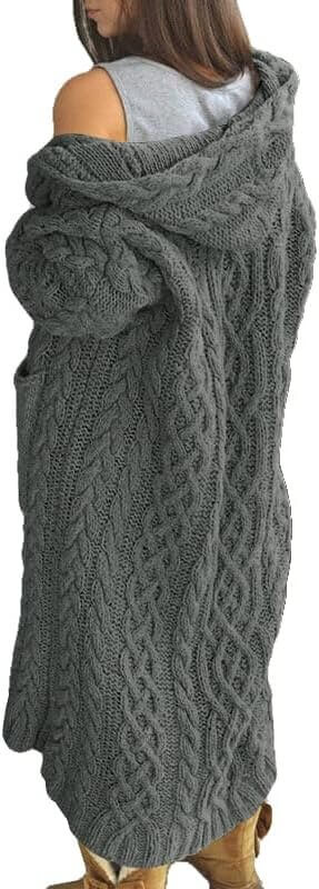 NIUBIA Hooded Cardigan - Cozy, Stylish & Perfect for Any Occasion! - 25% Off!