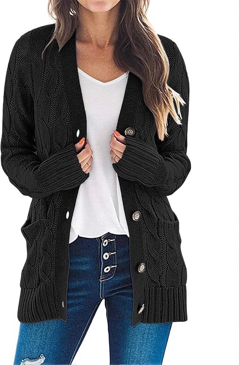 MEROKEETY Cardigan - Cozy Fall Essential - Don’t Miss the 22% Discount!
