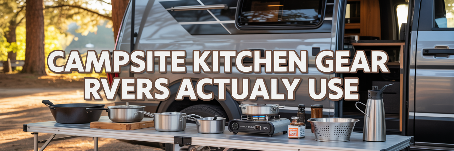 Campsite Kitchen Gear RVers Actually Use