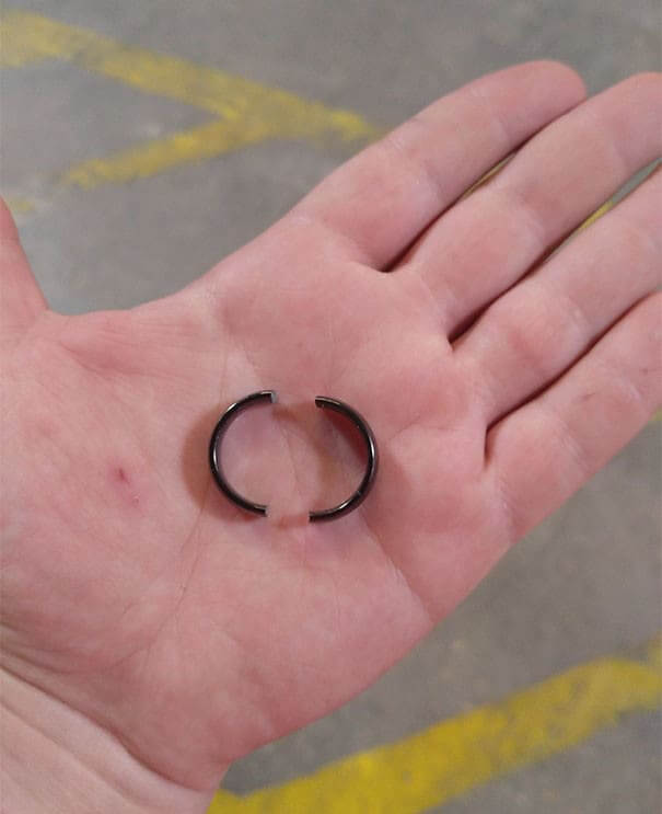 When The Ring Saved His Finger