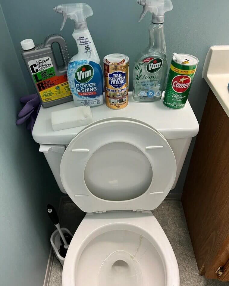 Suco em pó para limpeza