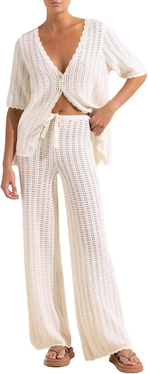 Imily Bela Crochet Swimsuit - Stylish Summer Beachwear Set - 22% Off!