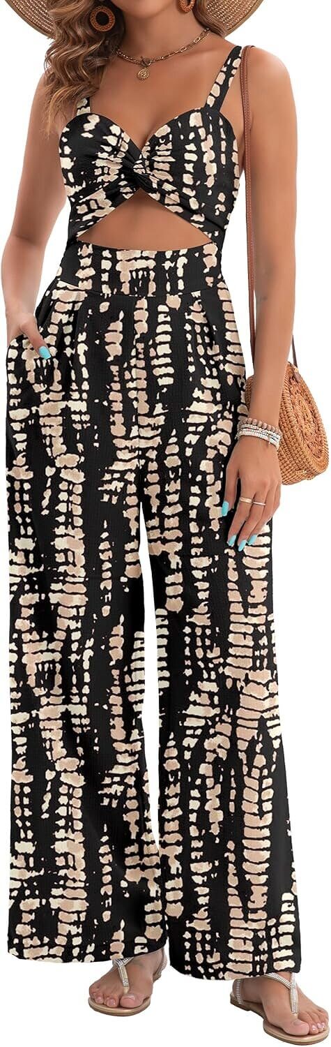 Summer V Neck Jumpsuit - Chic, Comfortable Style for Every Occasion - Now 14% Off!