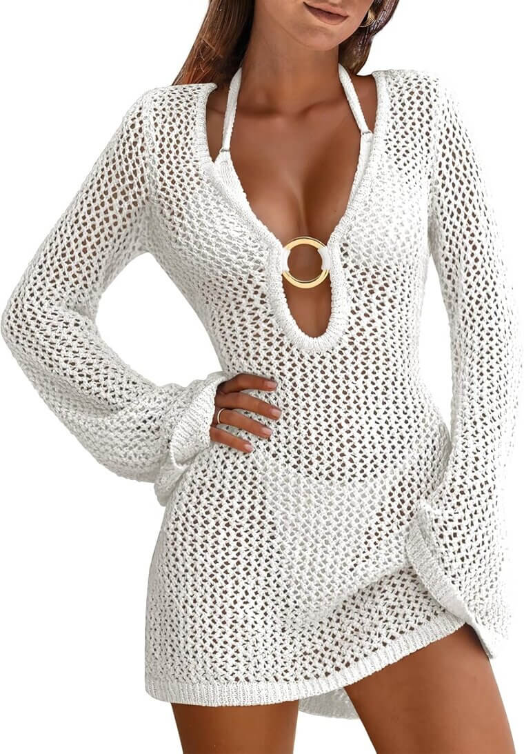 ANRABESS Crochet Cover Up - Perfect for Beach Getaways! - 5% Off!
