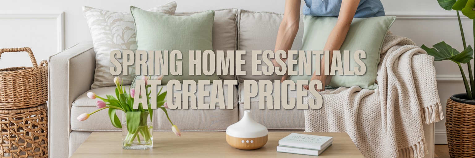 Top Spring Home Essentials at Great Prices