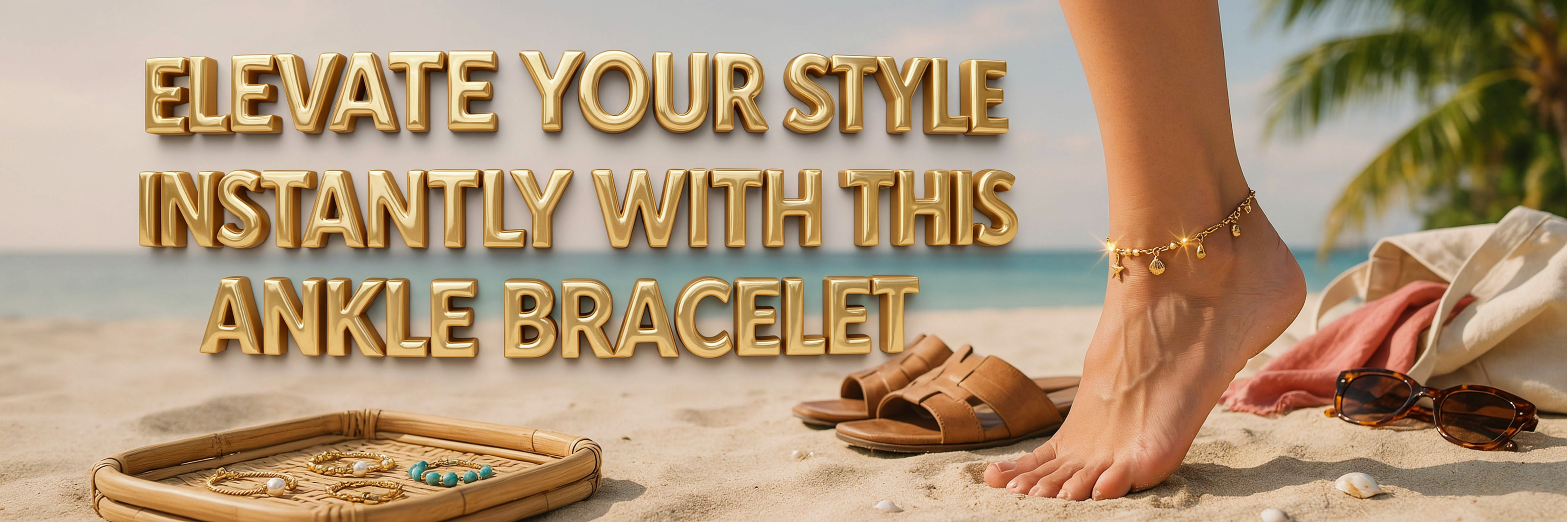 Elevate Your Style Instantly With This Ankle Bracelet