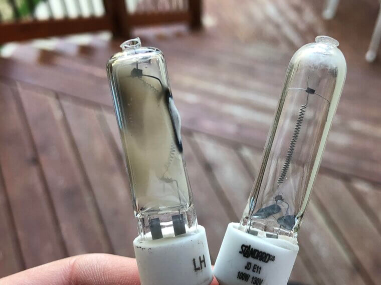 Using Incandescent or Halogen Bulbs