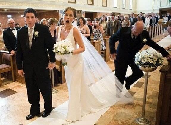 Not the Walk Down the Aisle She Was Expecting