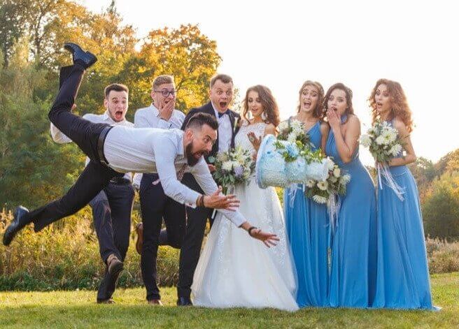 Die Moral von der Geschicht': Die Hochzeitstorte ist keine Fotorequisite