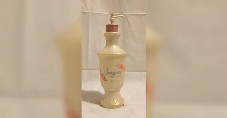 Vintage Jergens Lotion Bottle