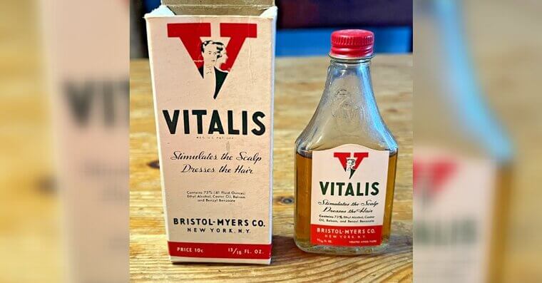 Vintage Vitalis Bottle