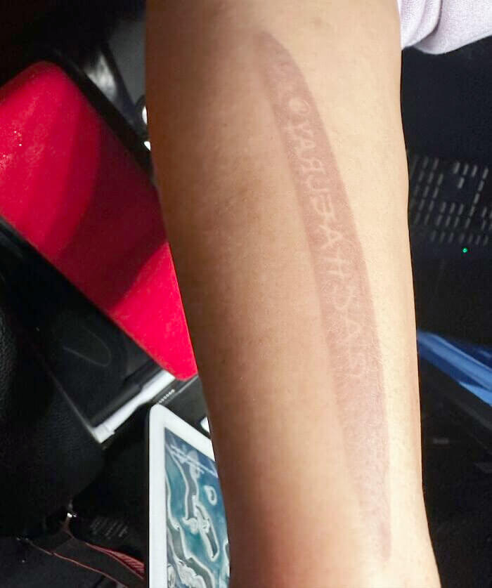 DIY Tattoo With a Cooking Tray