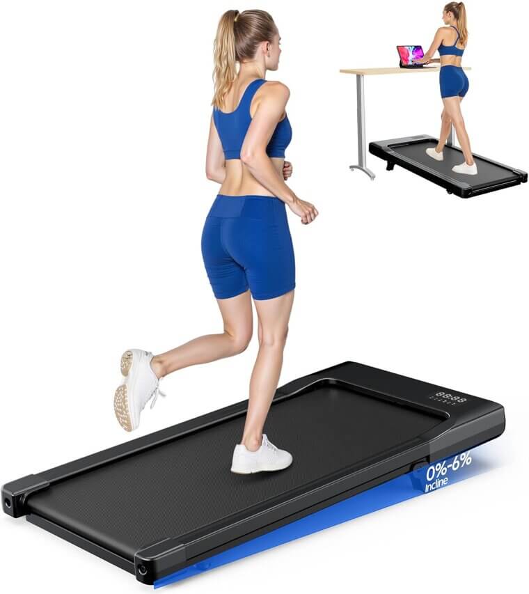 SupeRun Treadmill - Quiet, Portable, Under Desk Fitness! - Don’t Miss the 38% Discount!