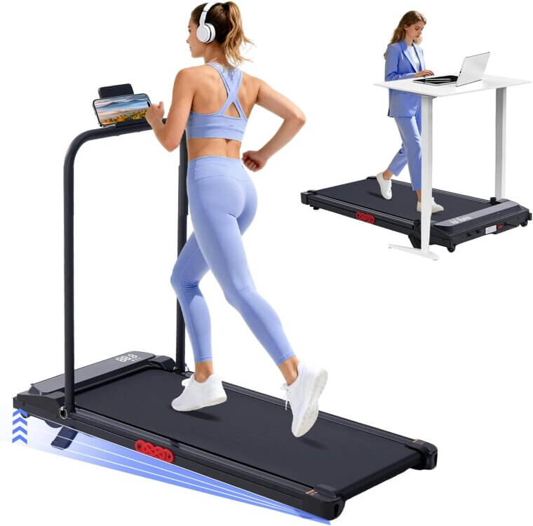 KASSADIN Walking Pad - Compact Treadmill for Home Fitness 