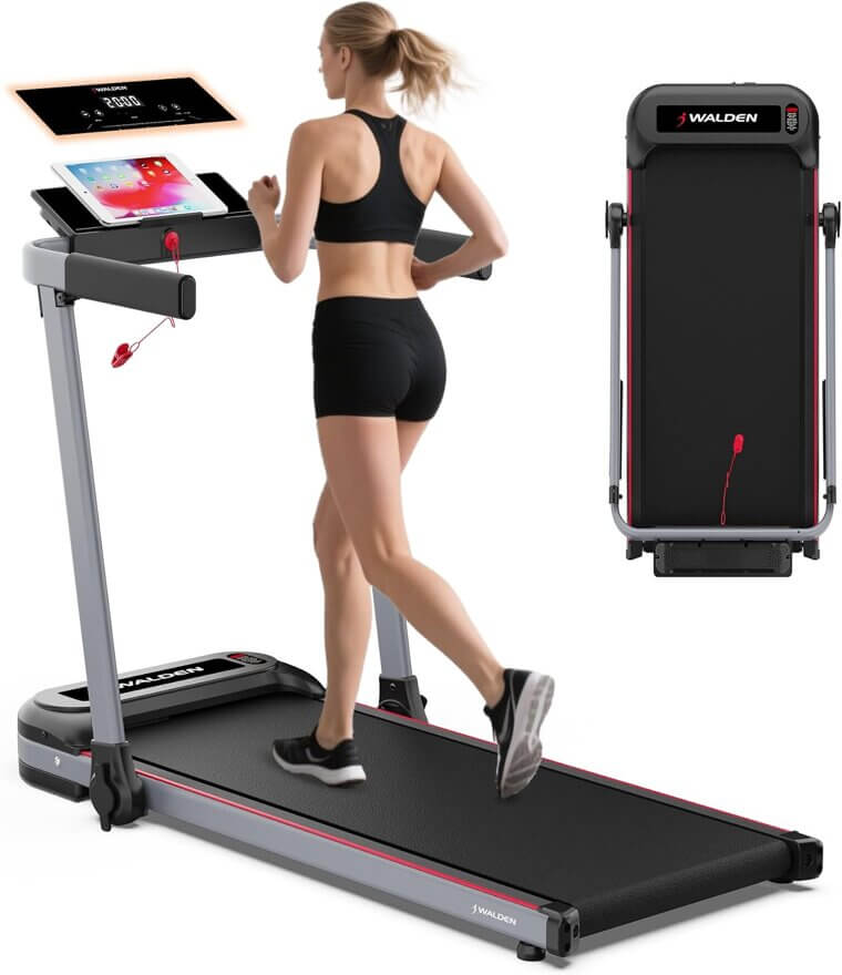 Walden Folding Treadmill - Compact Fitness Solution for Your Home - Enjoy 25% Off!