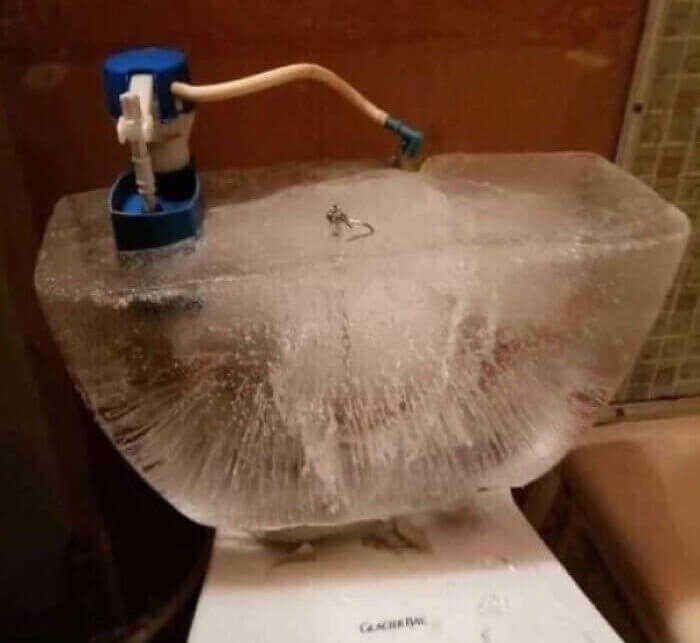 Not Even the Toilet Can Escape Mother Nature