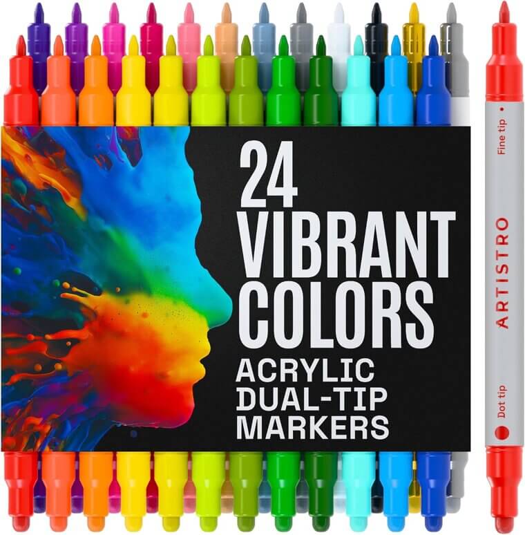 Artistro Acrylic Paint Markers - Perfect for Creative Projects - Don’t Miss the 38% Discount!