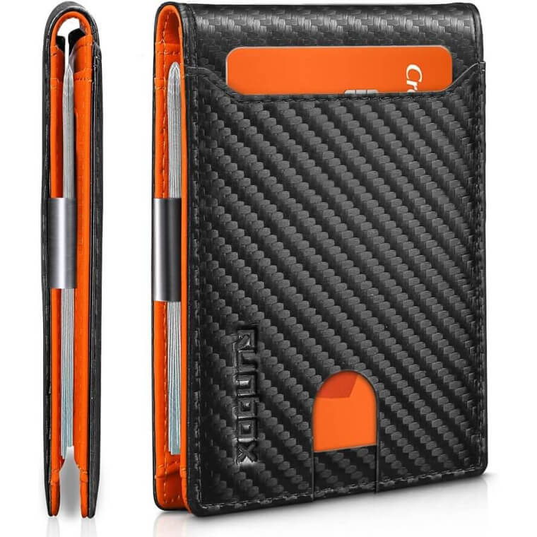 RUNBOX Slim Wallet - Stylish RFID Leather Money Clip for Men - Now 50% Off!