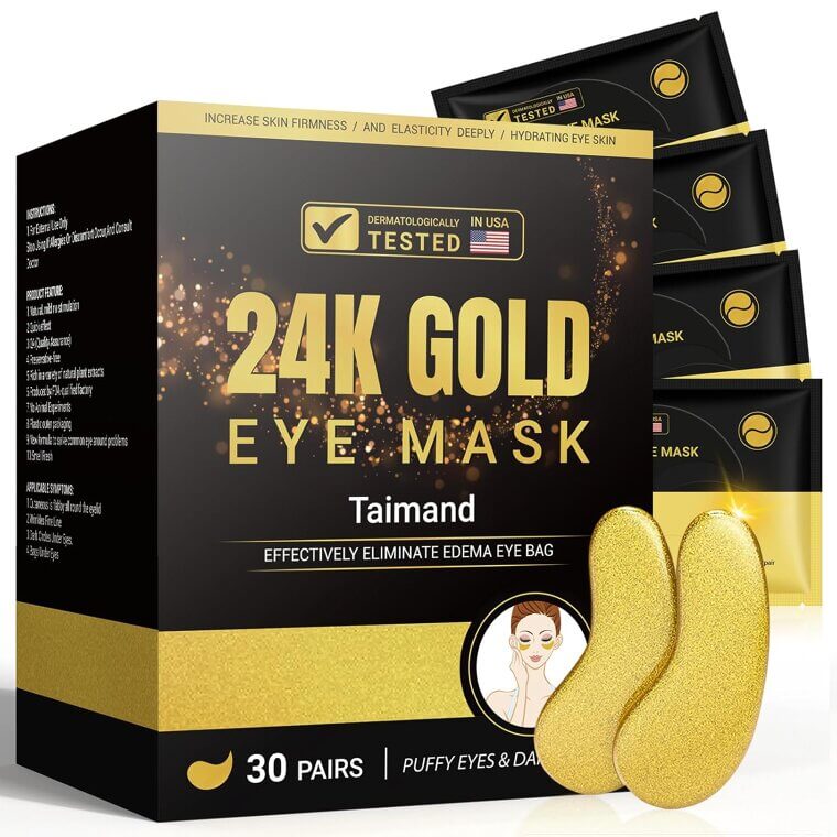 24K Gold Eye Patches - Revitalize & Refresh Your Skin - Enjoy 38% Off!