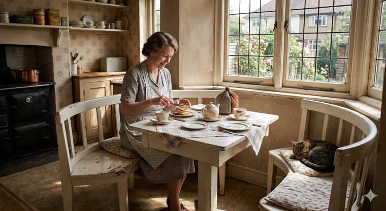 The 1930s: The Breakfast 'Nook' with Built-In Benches