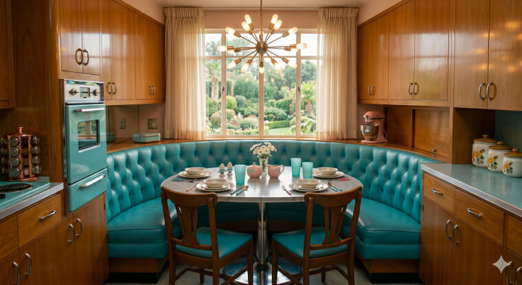The 1950s: Lucille Ball’s Iconic Breakfast Nook