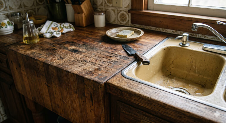 The 1970s: The 'Butcher Block' Everything