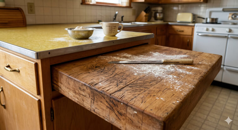 The 1950s: The Pull-Out Bread Board