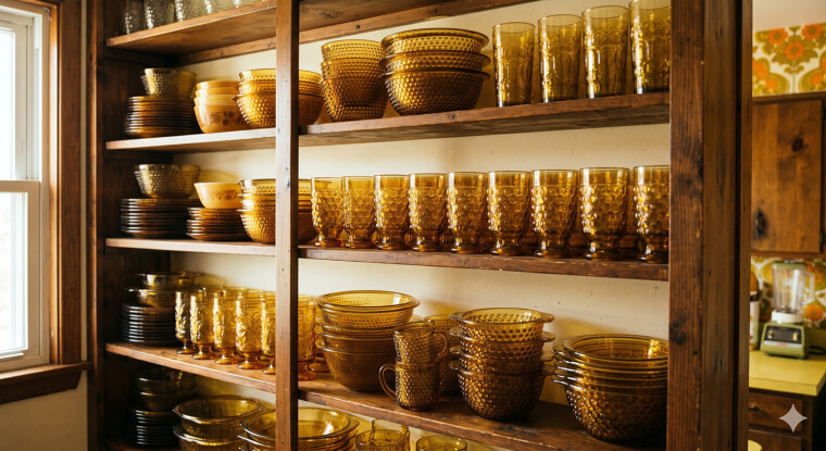 The 1970s: Yellow and Gold Glassware
