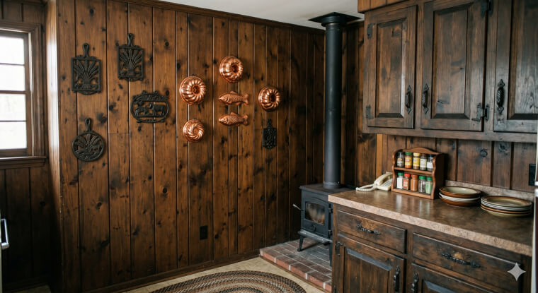 The 1970s: The 'Country Kitchen' and Wood-Paneled Walls