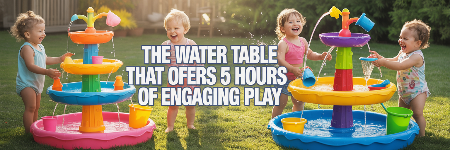 The Water Table That Offers 5 Hours of Engaging Play