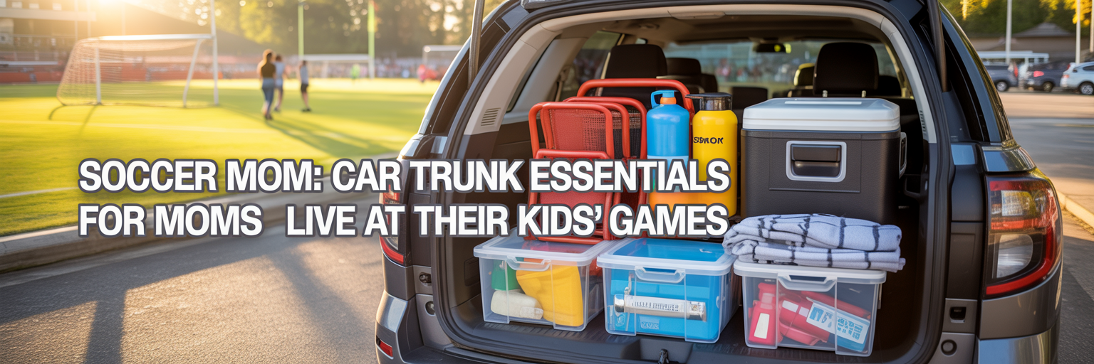 Soccer Mom: Car Trunk Essentials For Moms Who Live At Their Kids’ Games