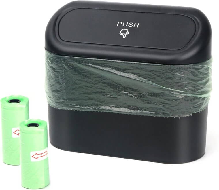 Auto Mülleimer Mit 40 Beuteln - Praktisch Und Kompakt 