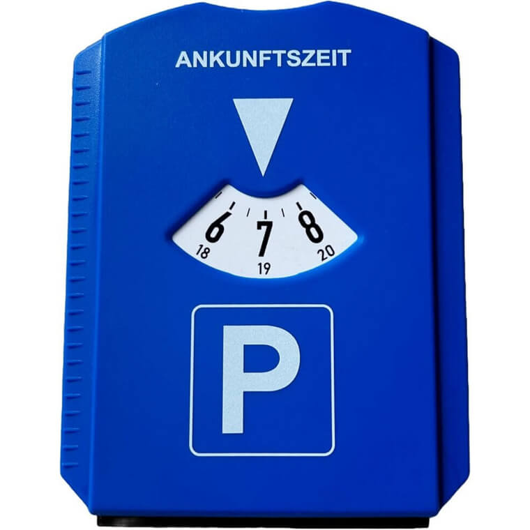 VZL Parkscheibe Mit Eiskratzer Und Einkaufschip 