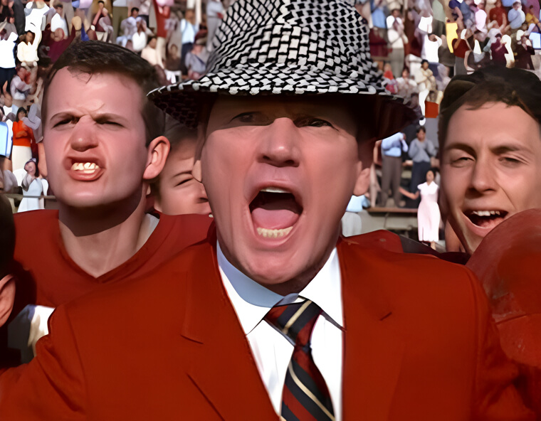 Sonny Shroyer as Bear Bryant