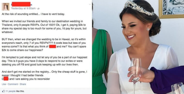 This Bride's Rant Would Be Hilarious If It Weren't So Crazy