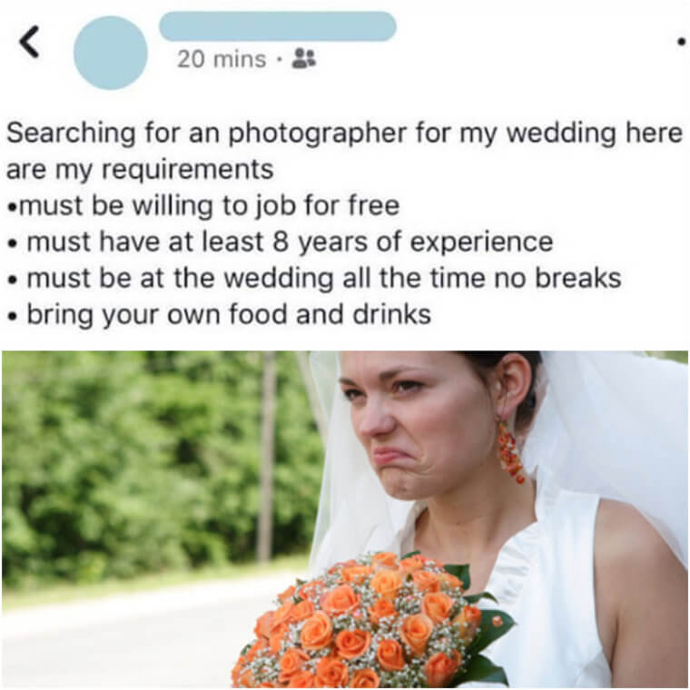 Must Be Willing to Job for Free