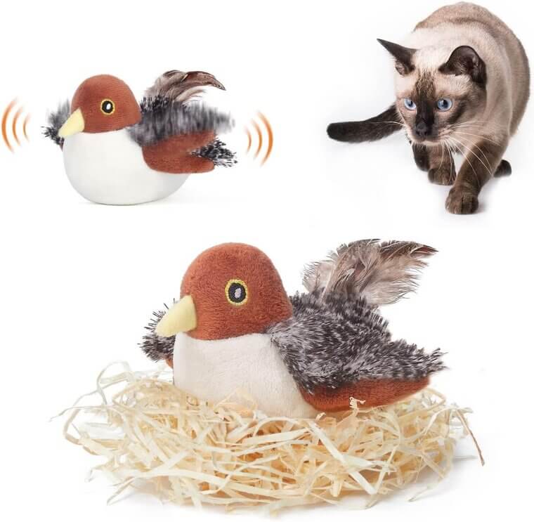 Flapping Bird Cat Toy - Interactive Fun for Your Feline Friend - Enjoy 25% Off!